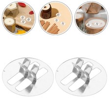 120pcs Candle Wick Base - , Wooden Candle Wick Bases Holder Clips - Diy