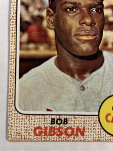 1968 Topps Set-Break #100 Bob Gibson EX - Imagen 5 de 6