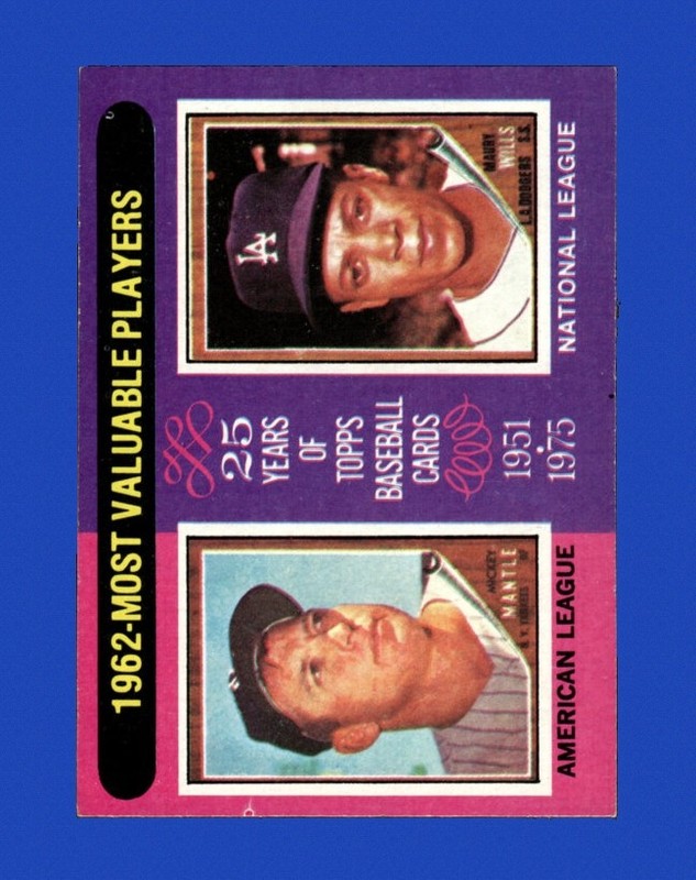 1975 Topps Set-Break #200 1962 MVP's EX-EXMINT *GMCARDS*
