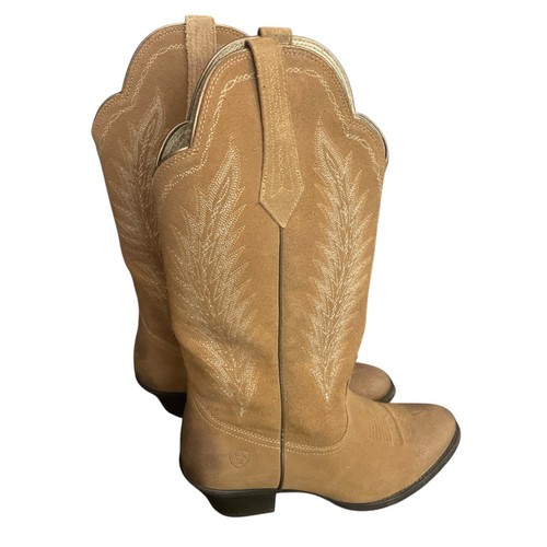 Ariat Women’s Western style Tan Boot 10018603 Tan Size 9D Medium - Picture 1 of 4