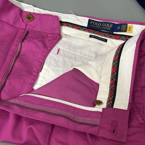 Polo Golf Ralph Lauren Shorts 9" Classic Fit Mens Sz 32 Pink - Picture 11 of 15
