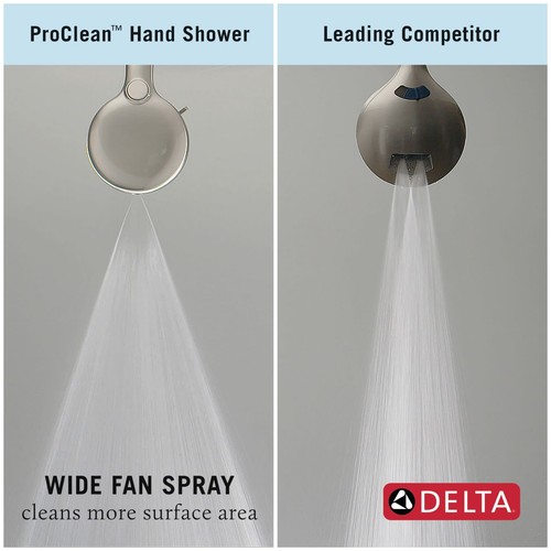 Delta 51584 ProClean 1.75 GPM Multi Function Hand Shower Package - Black - Bild 7 von 12