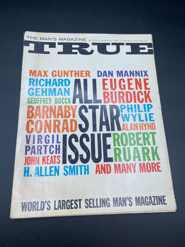 True The Man's Magazine Lot of 9 1957-1973 Vintage Magazines - Picture 18 of 24