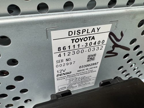 06-07 Lexus GS300 GS350 Info Display Screen LCD Control 86111-30400 - Bild 14 von 16