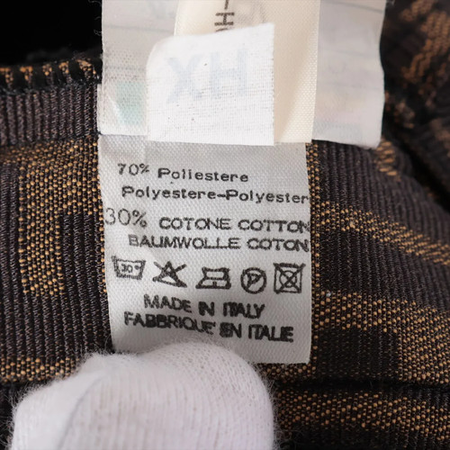 Pantalones Fendi ZUCCa Poliéster I43 Damas Marrón Extranjero Importaciones Paralelas - Imagen 6 de 7