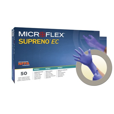 Microflex SEC-375S Supreno EC Powder Free Nitrile Gloves - Small