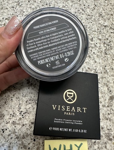 Viseart Paris Seamless Setting Powder VSP01 TRANSPARENT .28oz/8g FULL SZ BOX $35 - Picture 21 of 24