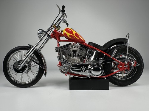 Franklin Mint 1950's Easy Rider Billy Bike Hardtail Panhead 1:10 Diecast Chopper - Picture 15 of 24