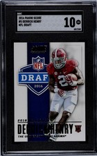 2016 Score NFL Draft Derrick Henry #5 RC Rookie SGC 10 GEM MINT