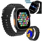 Montre Connectée Bluetooth Moniteur de Fréquence Cardiaque Sang Oxygène/Pression Fitness Tracker