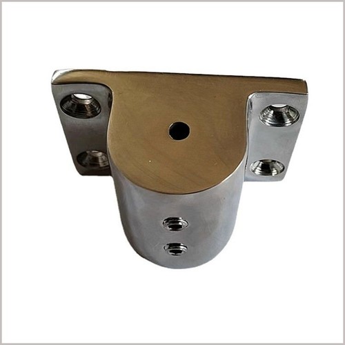 SS316 Stainless Steel Marine Pipe Base Yacht Mounting Hardware - Picture 4 of 8