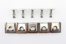 FIT VAUXHALL Undertray Splash guard Fixing Mounting Kit Twist Lock Bolt Set 5