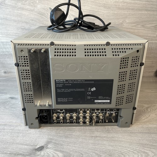 Sony Trinitron TV PVM-14L3 600TVL Colour Video Monitor Tested Working - Picture 7 of 11