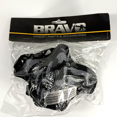 Bravo Tac Gear Strike Steel Half Face Mask Airsoft Paintball Protection 2 Masks!