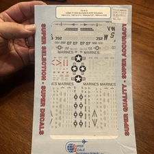 Superscale Decals 720413 1/72 Scale USMC F-18A Hornets & A-6E Intruders 