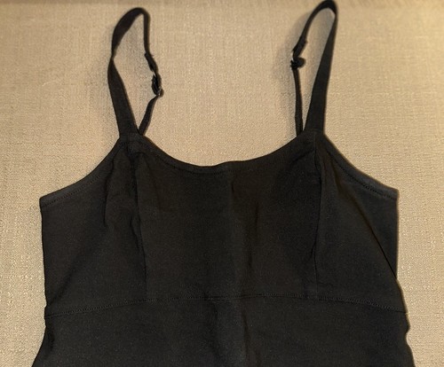 Hollister Women’s Small S Solid Black Straps Dress Slim Fitting Side Zipper - Picture 2 of 4
