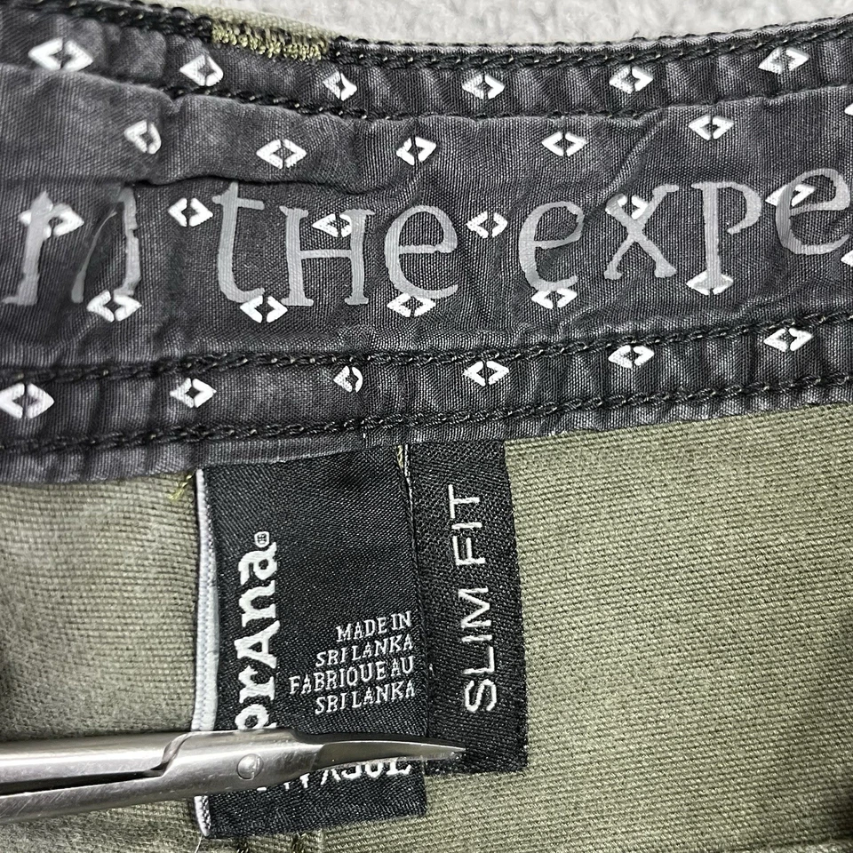 Брюки Prana Slim Fit 34x30 оливковый органический хлопок повседневные для походов на открытом воздухе - Изображение 4 из 4