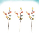  3 Branches Living Room Ornaments Decor Egg Decorations for Party Spring
