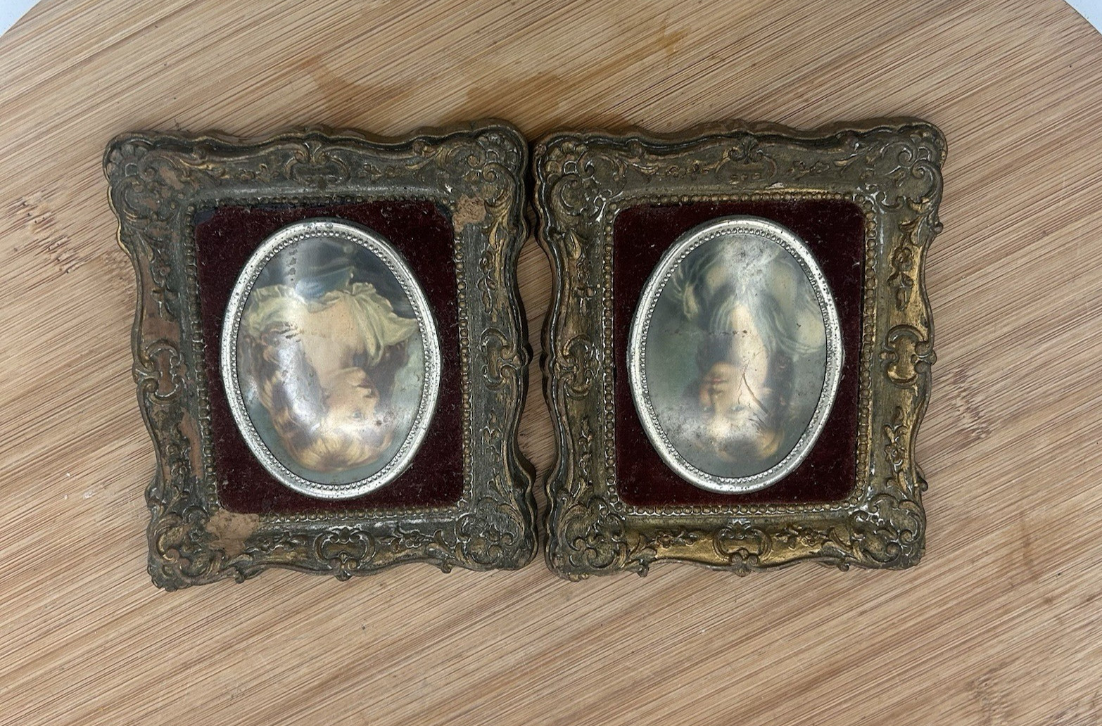 Vintage Cameo Creation by Sir Thomas Lawrence  Set Of 2