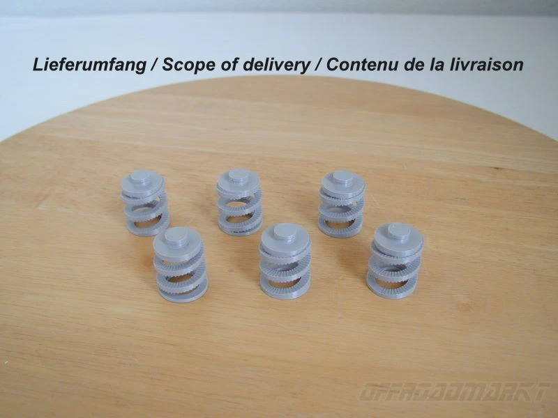 Federung für Carson 1:14 Hinterkipper Auflieger Anhänger Truck RC LKW Modellbau - Bild 3 von 4