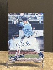 Evan White /25 - 2020 Panini Chronicles - Luminance Autographs Blue #LA-EW
