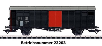 Märklin 46050.04 used Freight Car J3 SBB Epoch 2 on request DC Axles NEW Original Packaging
