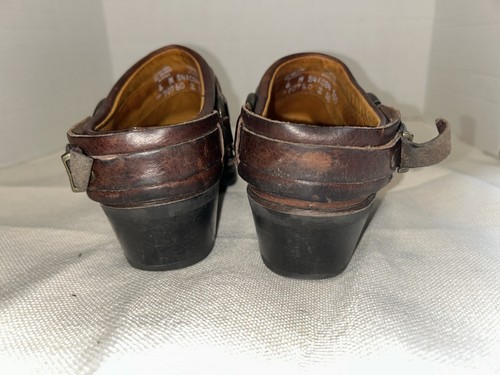 Frye 70760 Damas EE. UU. Marrón Cuero Envejecido Cinturón Motociclista Western Mules 6 M - Imagen 5 de 11