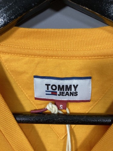 Camiseta TOMMY HILFIGER - Talla Pequeña - Naranja - Nueva Con Etiquetas - Hombre’s - Imagen 2 de 5