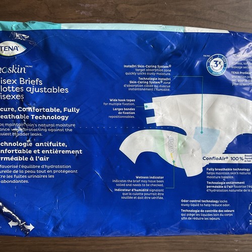 Tena ProSkin Incontinence Super Adult Diapers, Large, 14ct - See Pictures - Picture 3 of 3