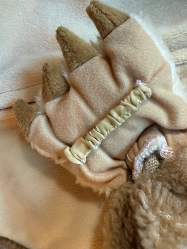 Halloween Lion Costume 24 month Infant/Toddler Jumpsuit Faux Fur Hooded Lion - Picture 4 of 5
