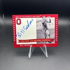 2005 TK Legacy OSU National Champion Men Scarlet Grey Auto Bill Sedor #1942H