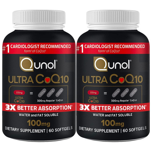 CoQ10 100mg Softgels, Ultra CoQ10 100mg, 3x Better Absorption, Antioxidant fo... - Picture 1 of 6