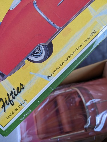 VTG MIB 1970 JAPAN FRICTION BANDAI 50s CADILLAC PINK CONVERTIBLE TIN METAL LITHO - Picture 2 of 11