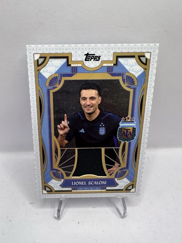 2024-25 Topps Team Set Argentina Lionel Scaloni Relic Match Worn Patch