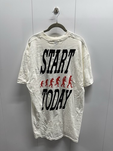 Vtg Gorilla Biscuits Start Today T Shirt Sz XL Punk Rock VTG Rare 2 Sided - Picture 2 of 4