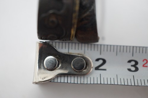 Japanese Kashira & Fuchi Sword Handle Ornaments Original from Japan 0728F12 - Picture 11 of 11