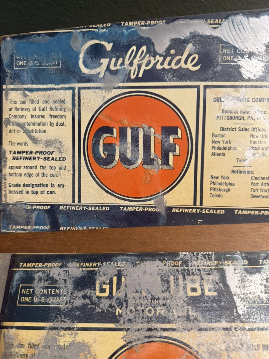 USA VINTAGE GULFガルフ 5ガロン缶 1950s USA VINTAGE GULFガルフ 5ガロン缶 1950s 【公式通販】