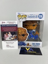 Ebon Moss-Bachrach Signed The Thing Fantastic Four WS Funko w/ JSA + ACOA COA Ebon Moss-Bachrach Signed The Thing Fantastic Four WS Funko w/ JSA + ACOA COA
