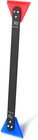 Small Squeegee for Vinyl, 2 in 1 Different Hardness Rubber Blade with Metal Hand