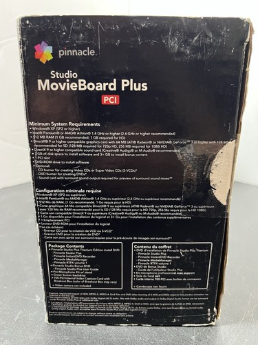 Pinnacle Studio MovieBoard Plus PCI Videobearbeitungssystem für Windows Vista - Bild 4 von 15