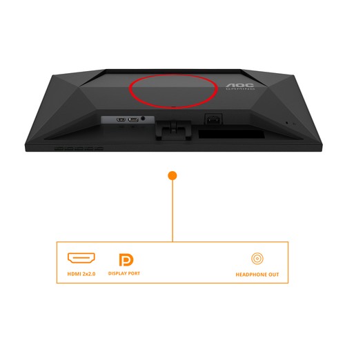 AOC G4 24G4HRE 24" IPS Full HD 200Hz 0.5ms Gaming Monitor with Built-In Speakers - Picture 3 of 15