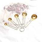  5PCS Stainless Steel Measuring Spoon Measure Spoon Baking Tool for Home