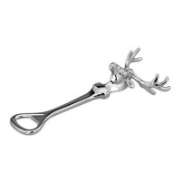 FlaschenöFfner Hirsch Mit Geweih Silber BieröFfner Bierflaschen ÖFfner Edelstahl