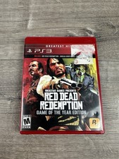 Red Dead Redemption PS3 Game of the Year Edition Complete w/ Manual Play Station