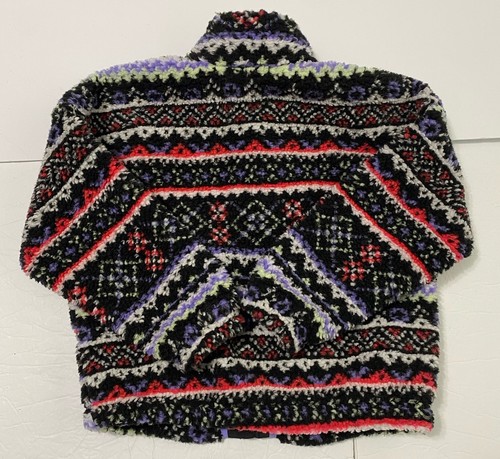 DSG Fleece Full Zip Jacket Funky Fair Isle Pattern Girls Size XS 6-7 MSRP $55 - Picture 6 of 10