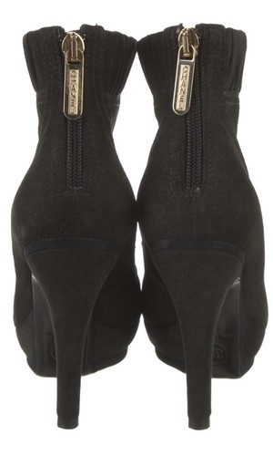 Chanel Interlocking CC Logo Suede Boots with Glitter Accents Size: US5.5, IT35.5 - Picture 5 of 6