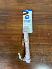 Whisker City Easy Release Cat Collar Adjustable Neck 8"-12" Rose Gold Pineapples