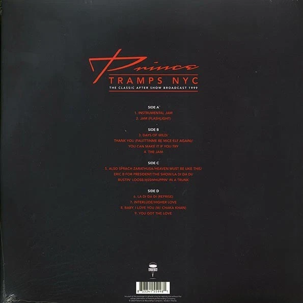 Prince Prince Tramps NYC: The Classic After Show Broadcast 1999 2 LPS BLUE VINY Foto 2 de 2