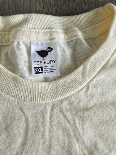 Tee Fury beige Calvin und Hobbs Breaking Bad T-Shirt Größe 2XL - Bild 3 von 6