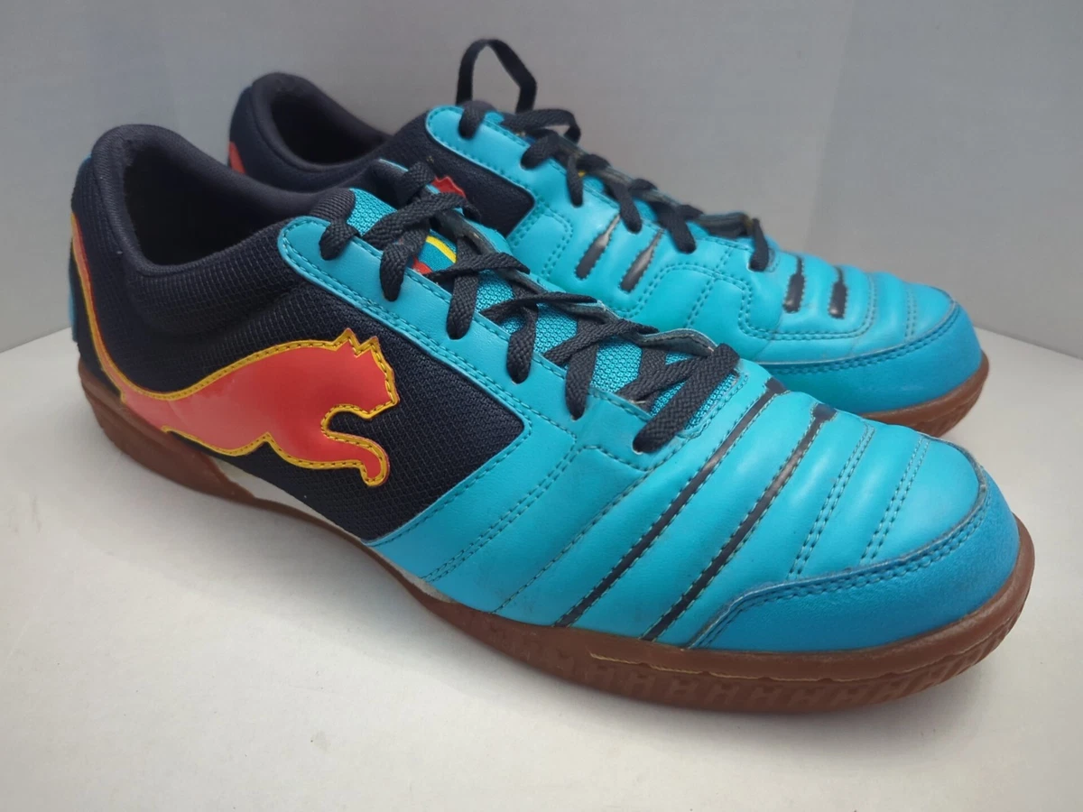 MENS PUMA POWERCAT 4.12 SALA BLUE INDOOR SOCCER SHOES SIZE 11 MENS PUMA POWERCAT 4.12 SALA BLUE INDOOR | Mercari main image 2